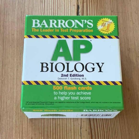 Green AP Biology Flash Cards - Picture 1 of 3